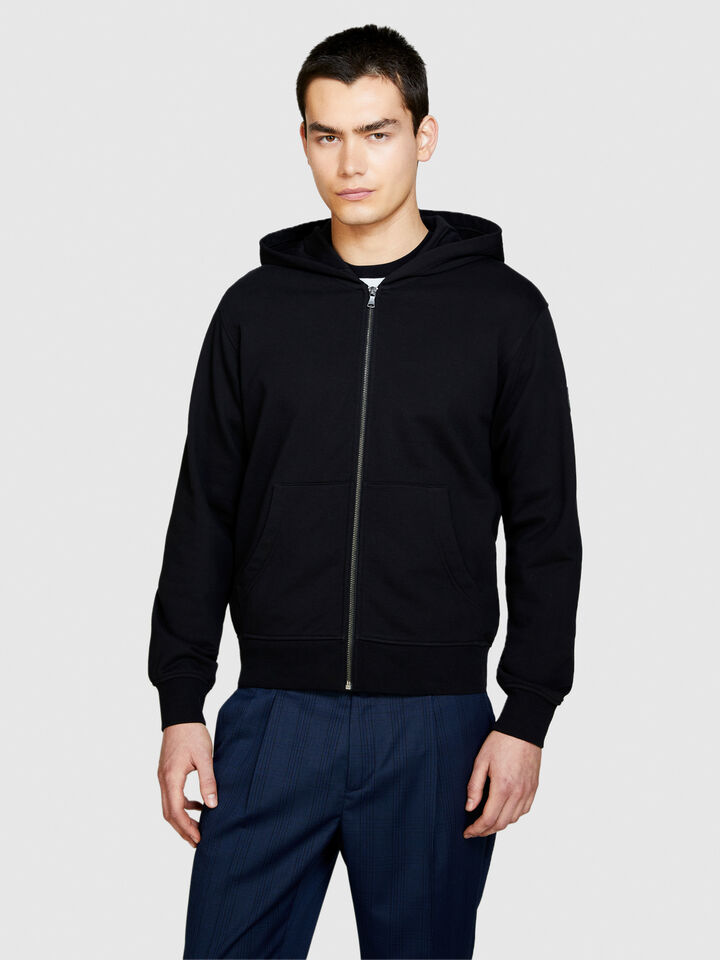 Hoodie - Sweat Jackets - Black | Sisley image number 4